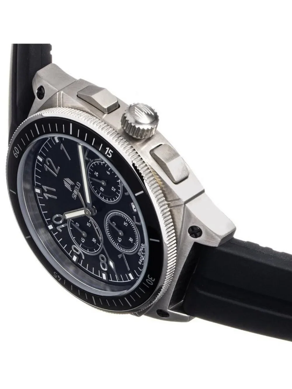 NWT Shield Sonar Black Dial Men's Watch